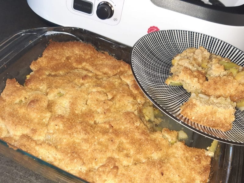 Cliquez pour zoomer ! Crumble pommes poires kiwis Thermomix par daliladal