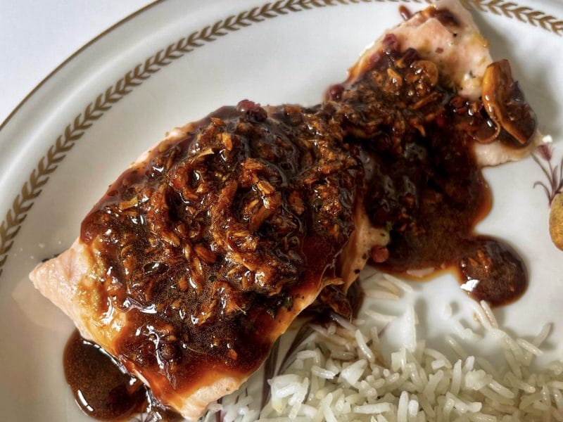 Cliquez pour zoomer ! Saumon laqué aux saveurs asiatiques Thermomix par pierre-yves_11