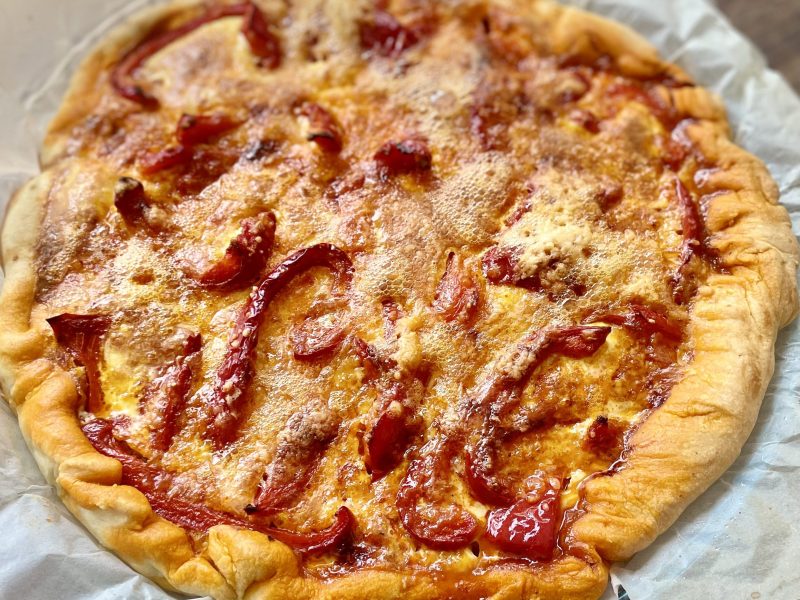 Cliquez pour zoomer ! Quiche poivrons et chorizo Thermomix par pierre-yves_11