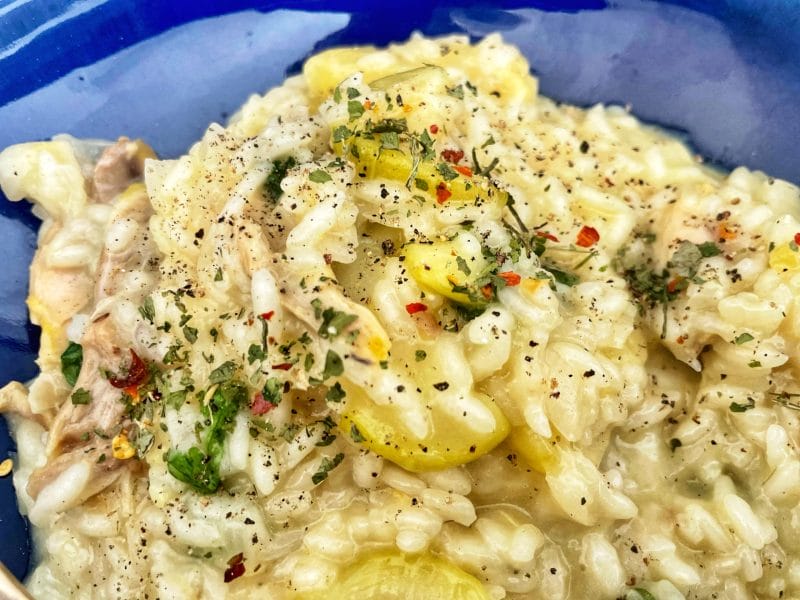 Cliquez pour zoomer ! Risotto courgettes saumon Thermomix par pierre-yves_11