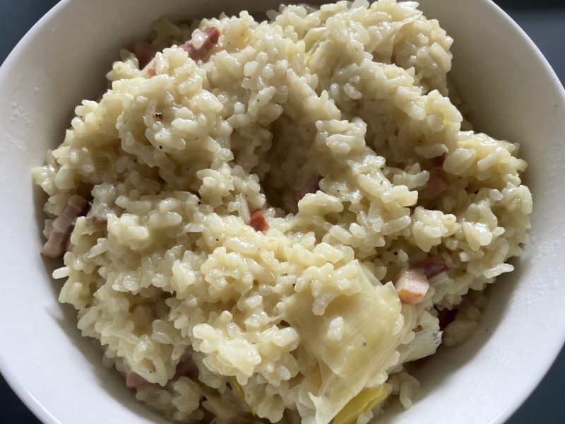 Cliquez pour zoomer ! Risotto poireaux et lardons Thermomix par pierre-yves_11
