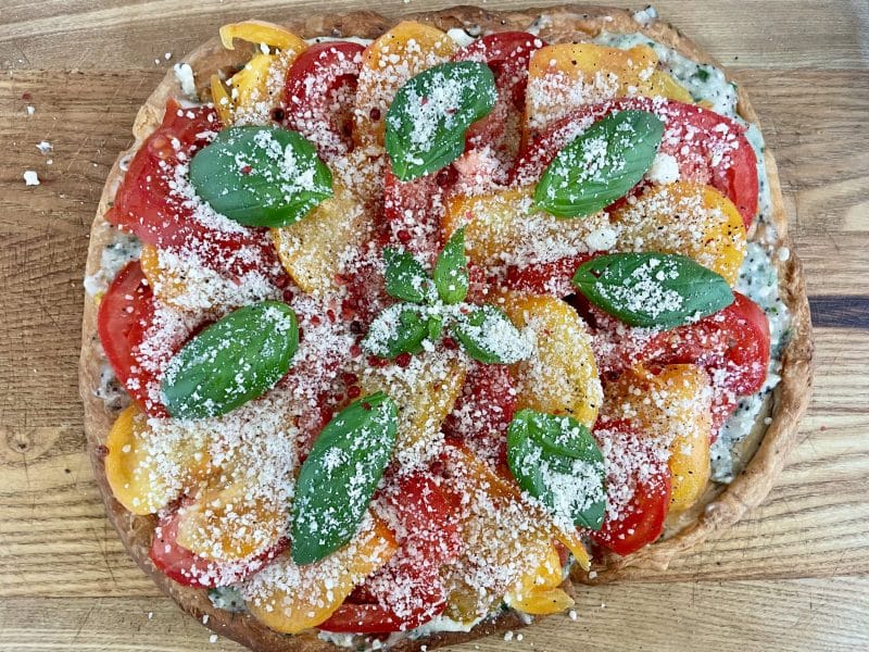 Cliquez pour zoomer ! Tarte feuilletée fromage frais et tomates Thermomix par pierre-yves_11