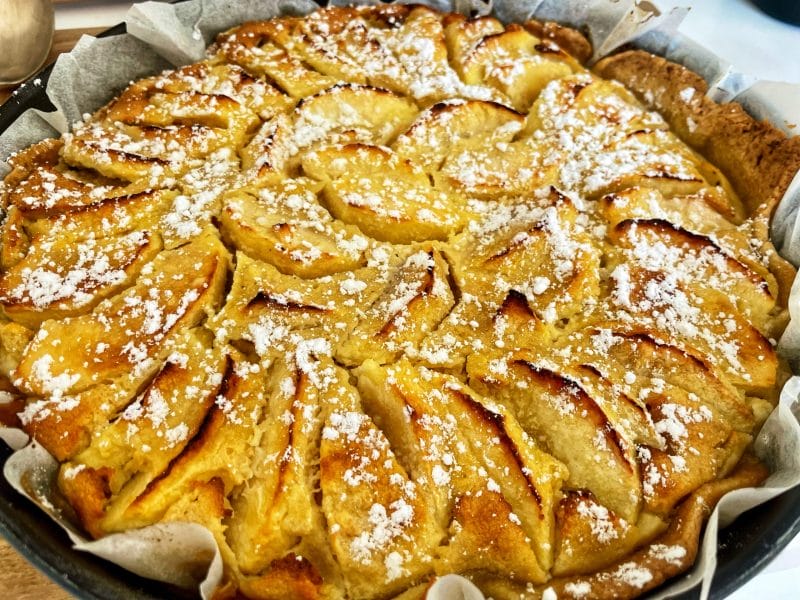 Cliquez pour zoomer ! Tarte normande aux pommes Thermomix par pierre-yves_11