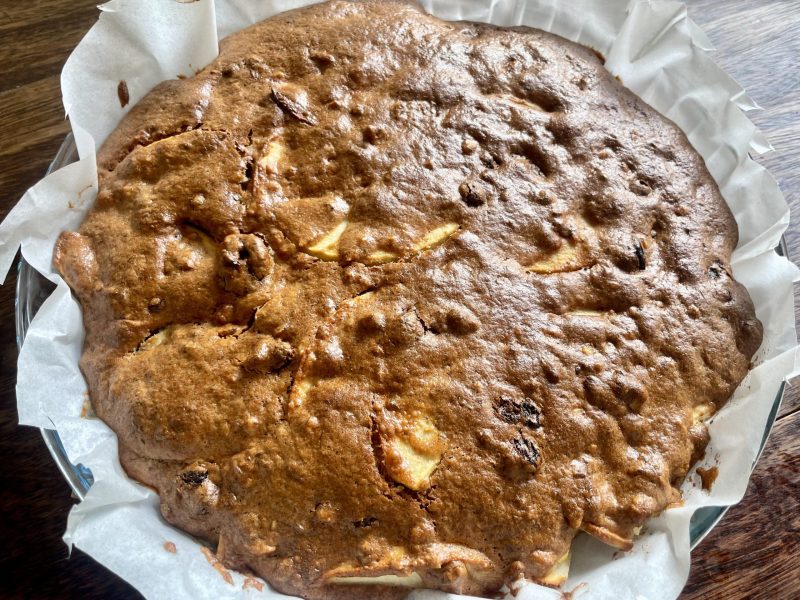 Cliquez pour zoomer ! Gâteau aux pommes, noix et raisins secs Thermomix par pierre-yves_11
