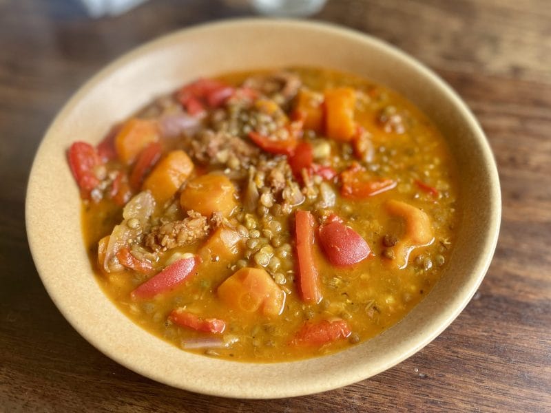 Cliquez pour zoomer ! Soupe de lentilles au chorizo Thermomix par pierre-yves_11