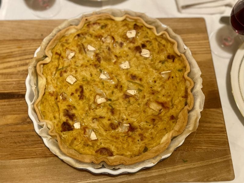 Cliquez pour zoomer ! Quiche fenouil, chèvre et chorizo Thermomix par pierre-yves_11