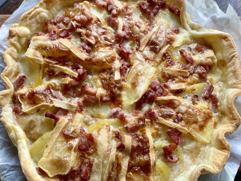 Cliquez pour zoomer ! Tarte aux pommes de terre et lardons Thermomix par pierre-yves_11