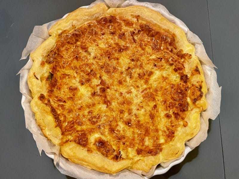 Cliquez pour zoomer ! Tarte aux poireaux et jambon Thermomix par pierre-yves_11