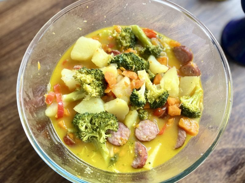 Cliquez pour zoomer ! Ragoût de légumes, pommes de terre et saucisses Thermomix par pierre-yves_11