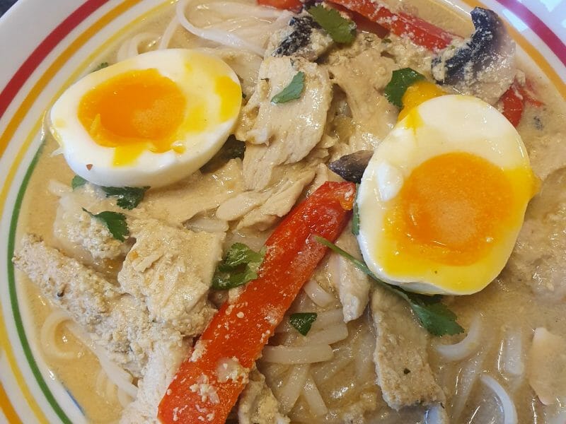Cliquez pour zoomer ! Ramen thaï au poulet Thermomix par Maycoiff