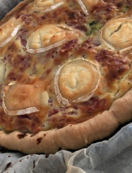 Cliquez pour zoomer ! Tarte courgette, jambon & chèvre Thermomix par Mannon