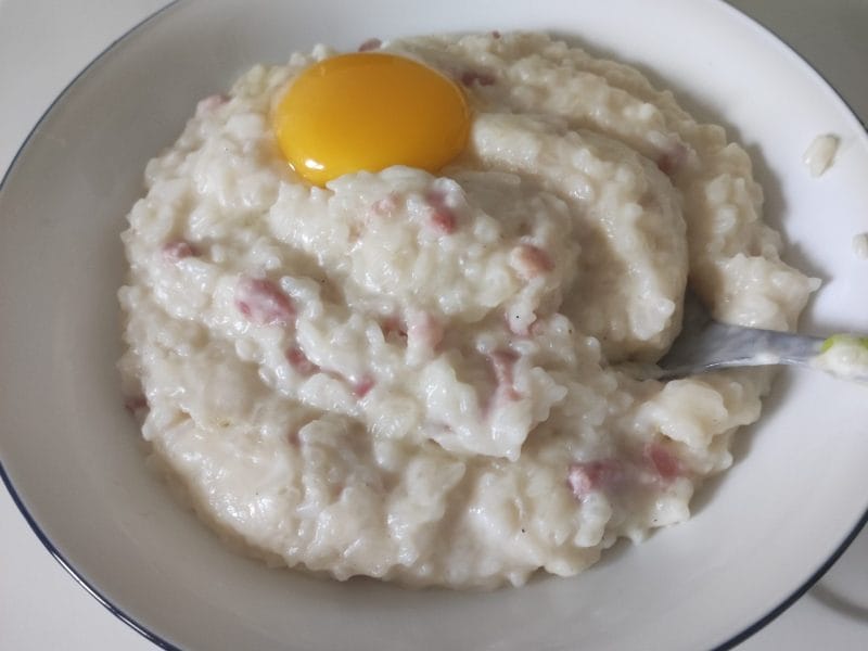Cliquez pour zoomer ! Risotto façon carbonara Thermomix par samantha_128