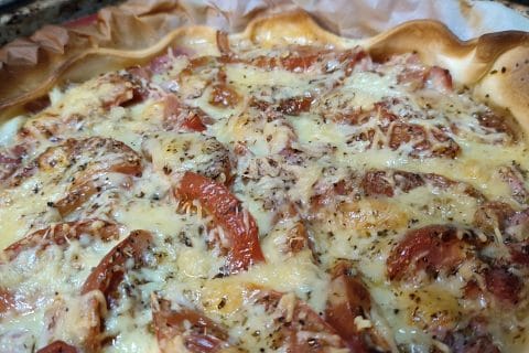 Cliquez pour zoomer ! Tarte tomates et jambon Thermomix par Alex_95