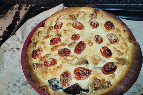 Cliquez pour zoomer ! Quiche thon et aubergines Thermomix par Alex_95