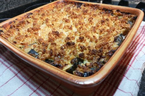 Cliquez pour zoomer ! Crumble courgettes, chèvre et lardons Thermomix par Alex_95