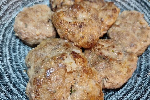 Cliquez pour zoomer ! Steak haché de boeuf au fromage Thermomix par Alex_95