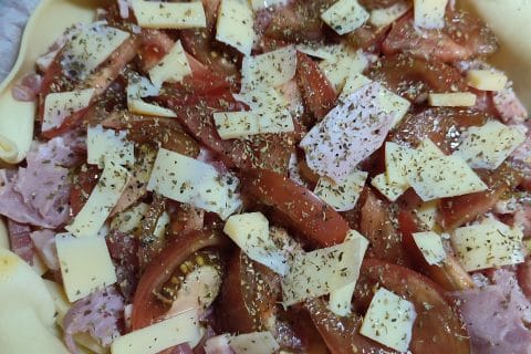 Cliquez pour zoomer ! Tarte tomates et jambon Thermomix par Alex_95