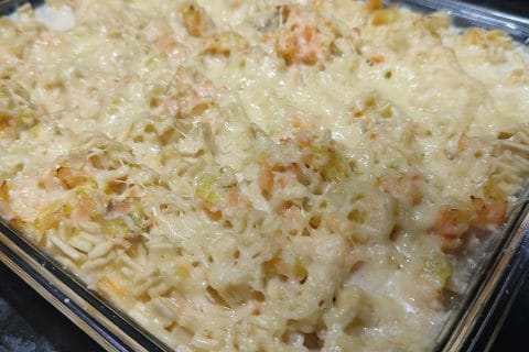 Cliquez pour zoomer ! Gratin de crozets aux courgettes et saumon fumé Thermomix par Alex_95