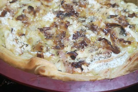 Cliquez pour zoomer ! Tarte au camembert, pommes et lardons Thermomix par Alex_95