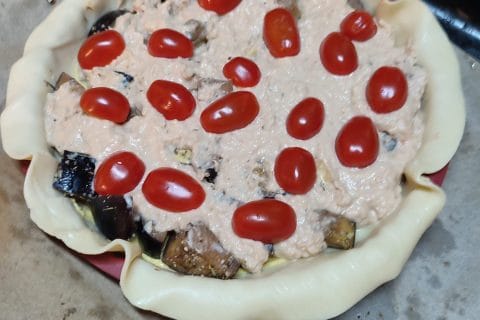 Cliquez pour zoomer ! Quiche thon et aubergines Thermomix par Alex_95