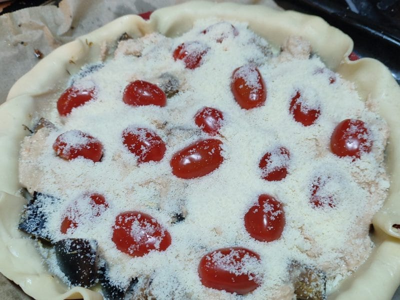 Cliquez pour zoomer ! Quiche thon et aubergines Thermomix par Alex_95