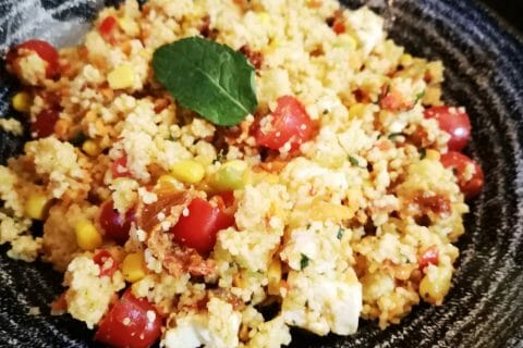 Cliquez pour zoomer ! Salade de couscous façon taboulé Thermomix par Alex_95