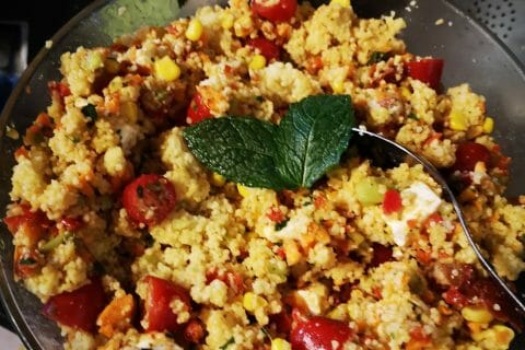 Cliquez pour zoomer ! Salade de couscous façon taboulé Thermomix par Alex_95
