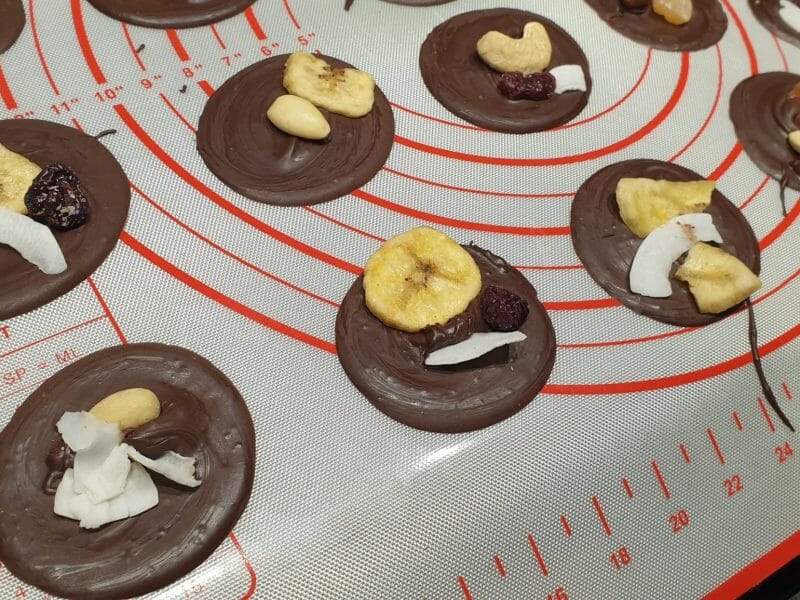 Cliquez pour zoomer ! Mendiants au chocolat Thermomix par Nati