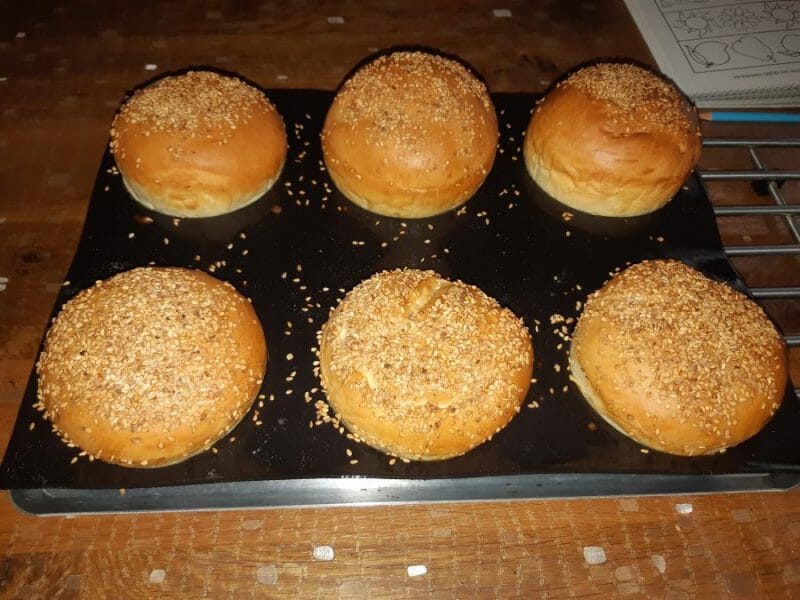 Cliquez pour zoomer ! Pains hamburger Thermomix par delphine30