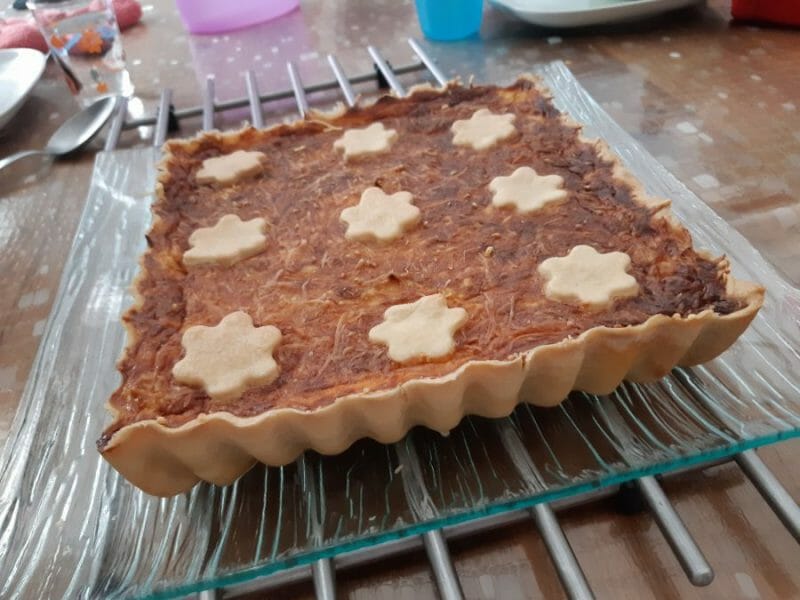 Cliquez pour zoomer ! Quiche Poireaux et Saumon Thermomix par delphine30