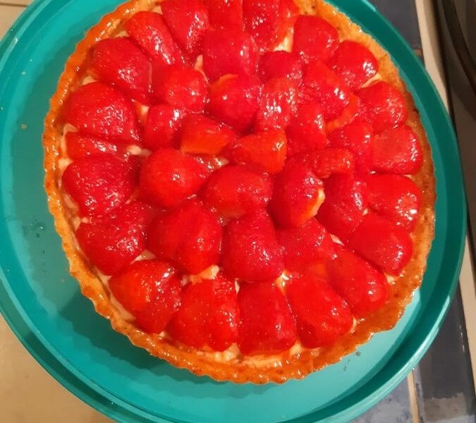 Cliquez pour zoomer ! Tarte aux fraises Thermomix par delphine30