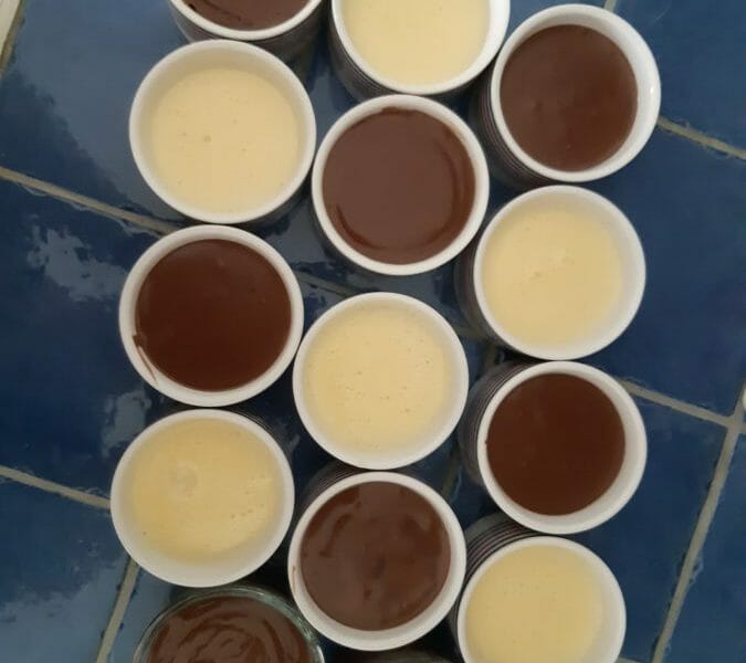 Cliquez pour zoomer ! Crème dessert au deux saveurs Thermomix par delphine30