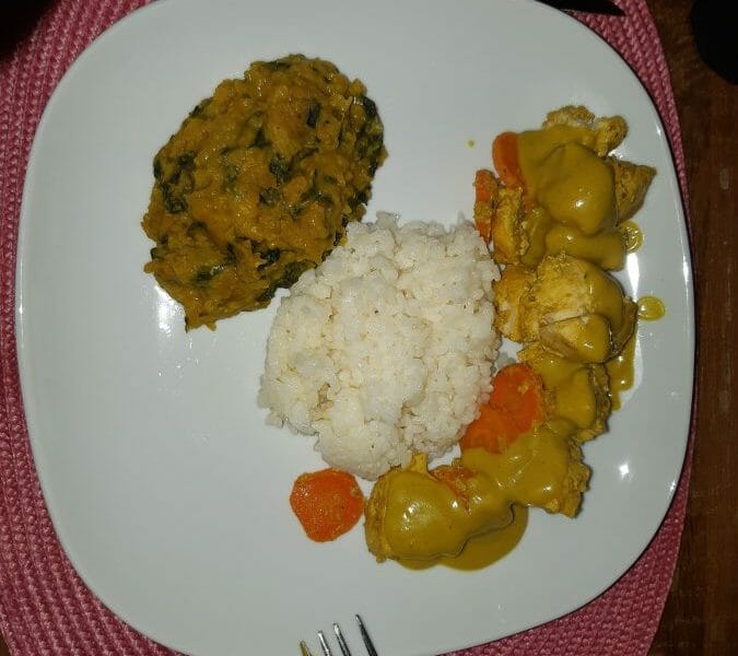Cliquez pour zoomer ! Poulet coco aux 3 épices Thermomix par delphine30