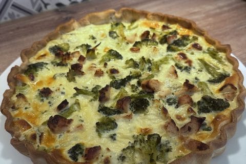 Cliquez pour zoomer ! Tarte aux brocolis et roquefort Thermomix par Dilaa