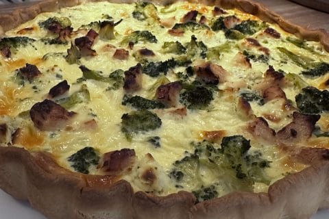 Cliquez pour zoomer ! Tarte aux brocolis et roquefort Thermomix par Dilaa
