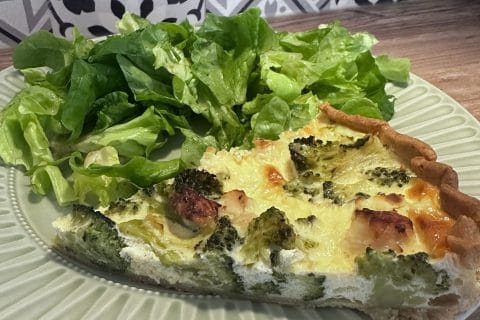 Cliquez pour zoomer ! Tarte aux brocolis et roquefort Thermomix par Dilaa