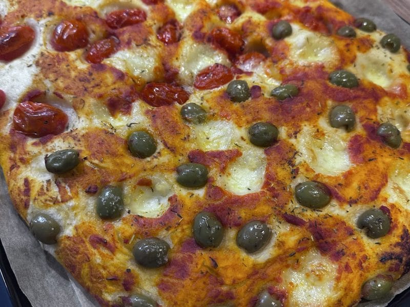 Cliquez pour zoomer ! Focaccia des Pouilles Thermomix par Dilaa