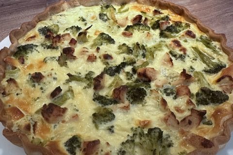 Cliquez pour zoomer ! Tarte aux brocolis et roquefort Thermomix par Dilaa