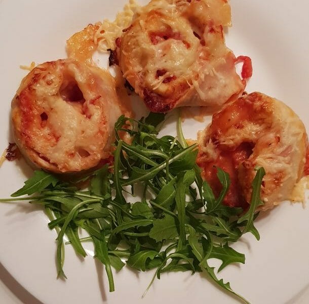 Cliquez pour zoomer ! Pizza rolls jambon champignons Thermomix par Suzonzon