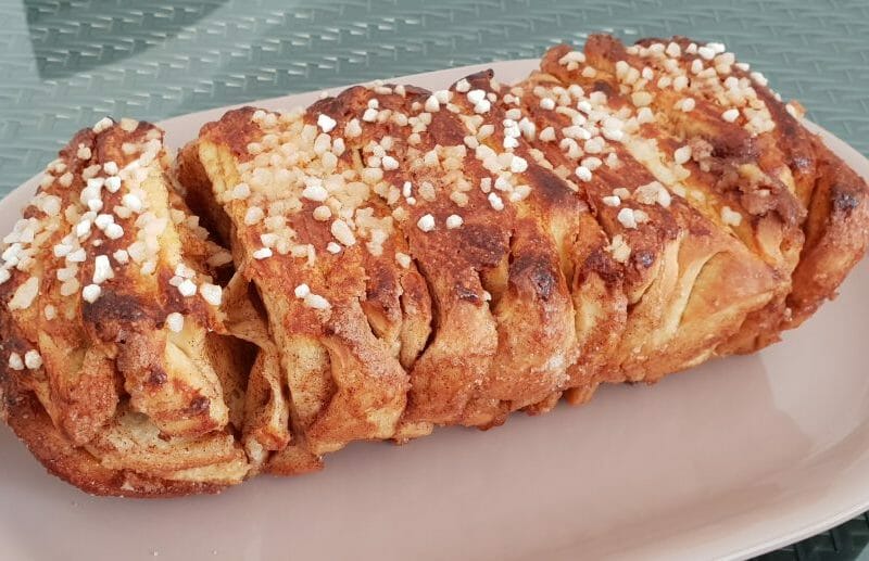 Cliquez pour zoomer ! Brioche à effeuiller à la cannelle Thermomix par Suzonzon