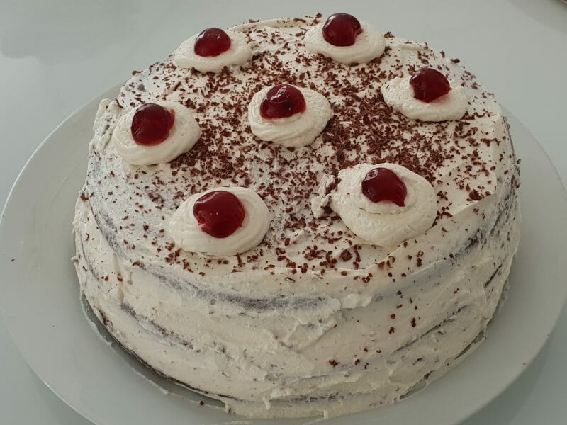 Cliquez pour zoomer ! Bûche forêt noire Thermomix par Suzonzon