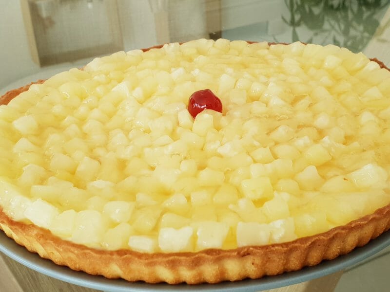 Cliquez pour zoomer ! Tarte piña colada Thermomix par Suzonzon