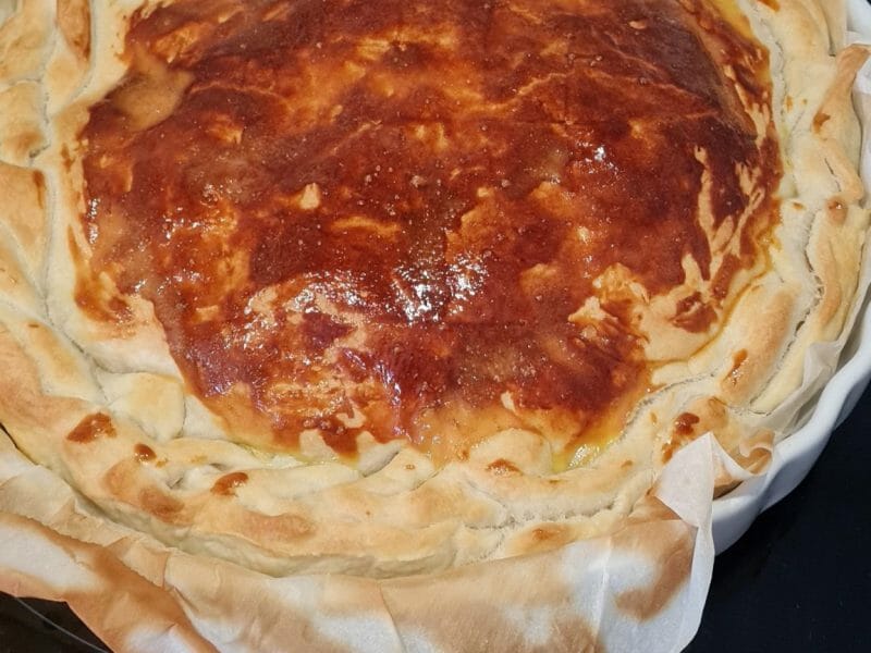 Cliquez pour zoomer ! Tourte au poulet et aux champignons Thermomix par Jasty