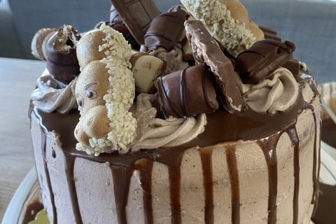 Cliquez pour zoomer ! Layer cake Kinder Bueno Thermomix par charlottella
