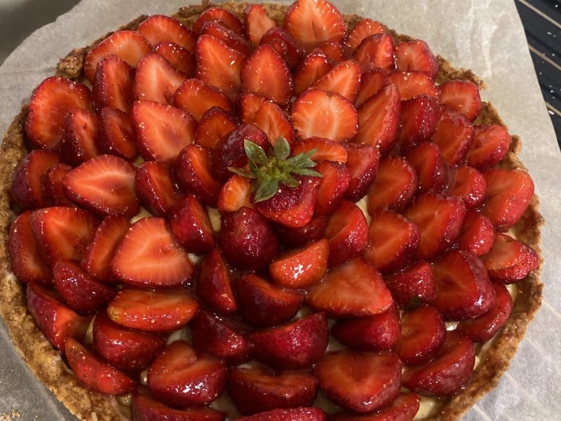 Cliquez pour zoomer ! Tarte aux fraises Thermomix par charlottella
