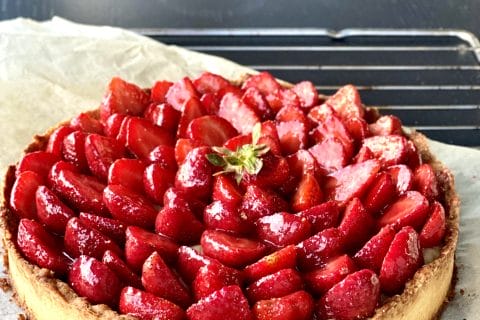 Cliquez pour zoomer ! Tarte aux fraises Thermomix par charlottella