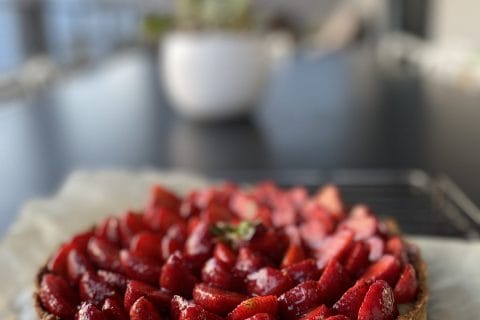 Cliquez pour zoomer ! Tarte aux fraises Thermomix par charlottella