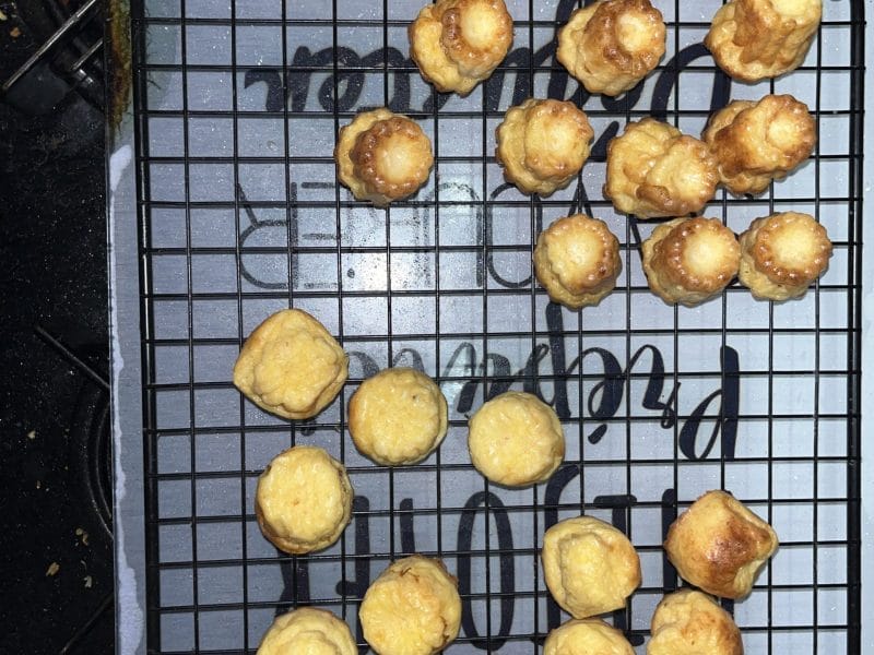 Cliquez pour zoomer ! Mini cannelés chorizo comté Thermomix par amandine_955