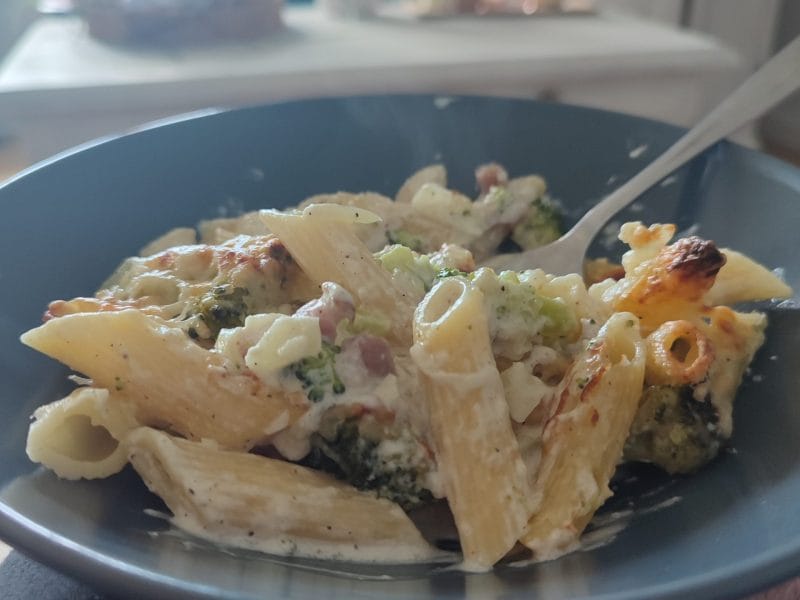 Cliquez pour zoomer ! Gratin de pâtes au brocoli Thermomix par olie_viah