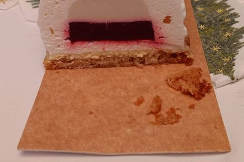 Cliquez pour zoomer ! Bûche citron et framboises Thermomix par nadinenanou